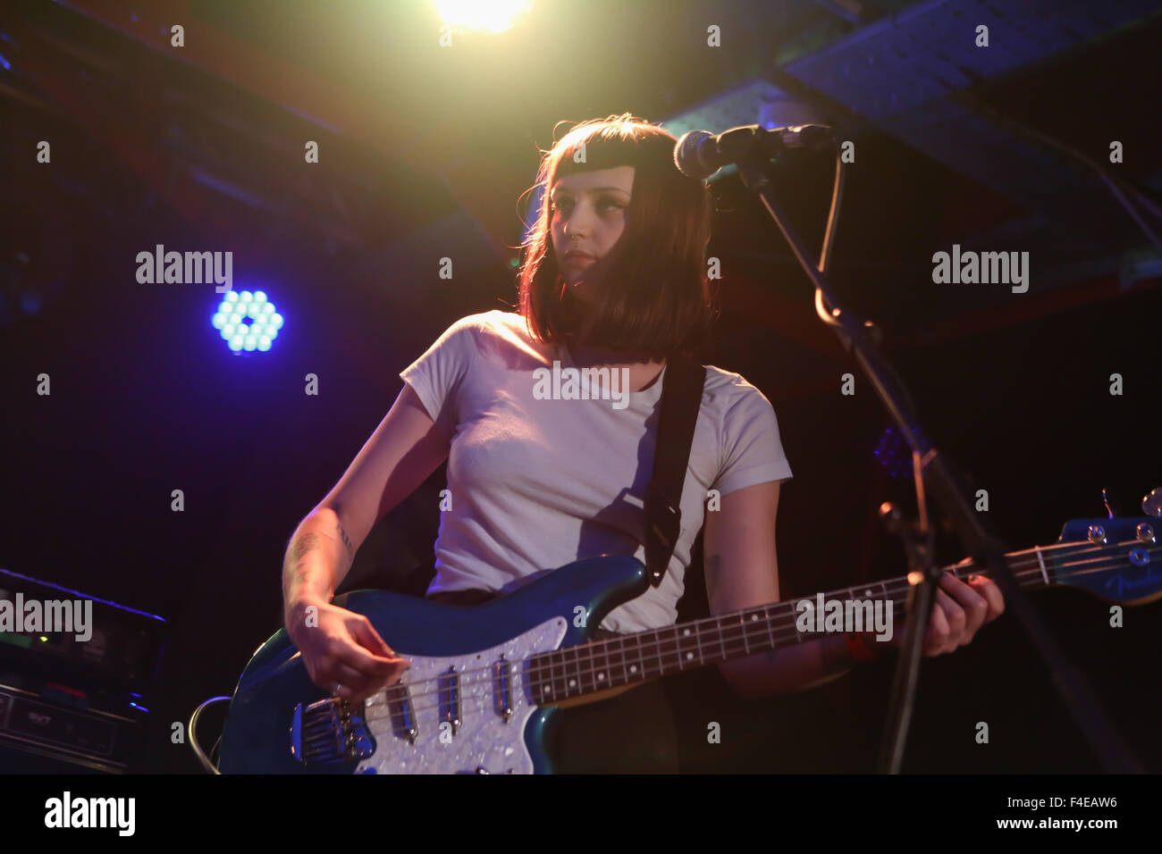 Manchester, UK. 16 octobre 2015. Fonds de fiducie en concert à Sound Control à Manchester. Crédit : Simon Newbury/Alamy Live News. Banque D'Images