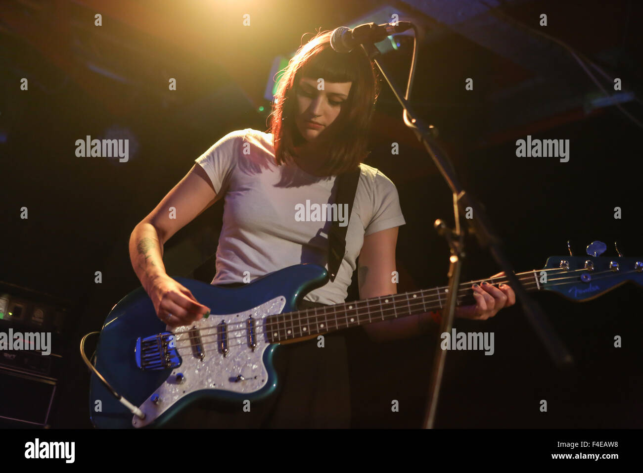 Manchester, UK. 16 octobre 2015. Fonds de fiducie en concert à Sound Control à Manchester. Crédit : Simon Newbury/Alamy Live News. Banque D'Images