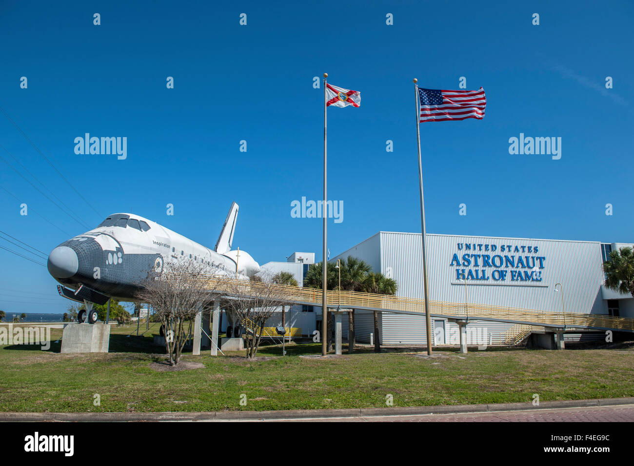 USA, Floride, Titusville, Astronaut Hall of Fame. Banque D'Images