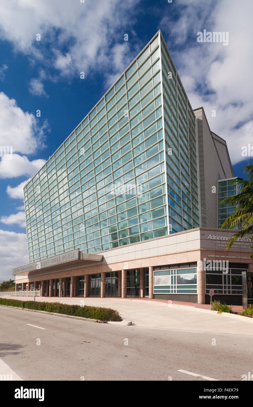 USA, Florida, Miami, Adrienne Arsht Center for the Performing Arts. Banque D'Images