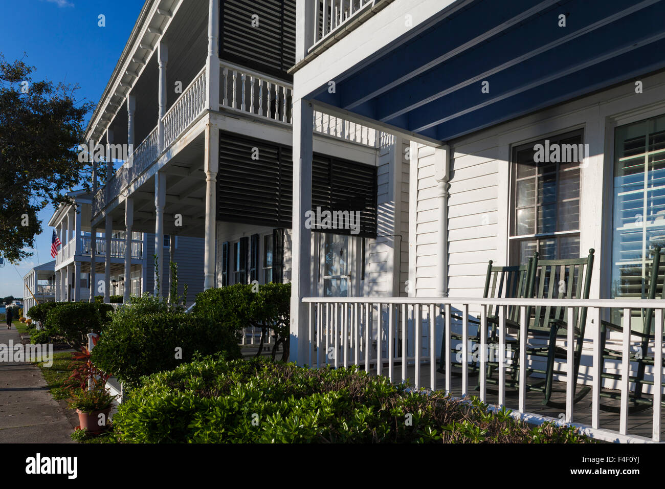 North Carolina, Beaufort, le quartier historique maison Banque D'Images