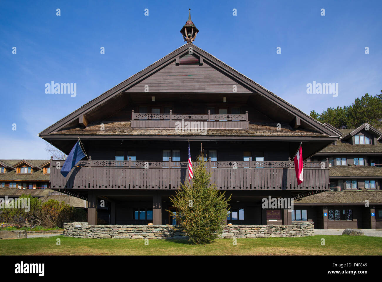 Vermont, Stowe, Trapp Family Lodge Hotel, propriété de la famille von