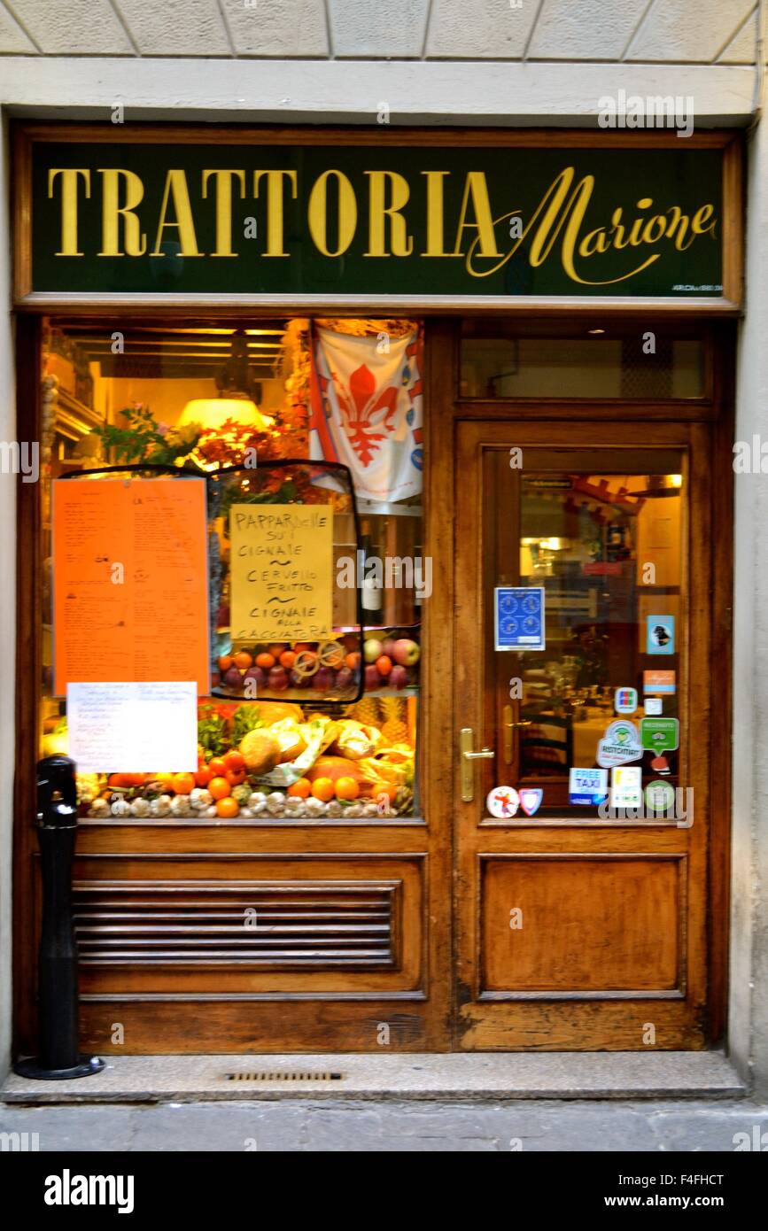 Vitrine à Florence Italie Banque D'Images