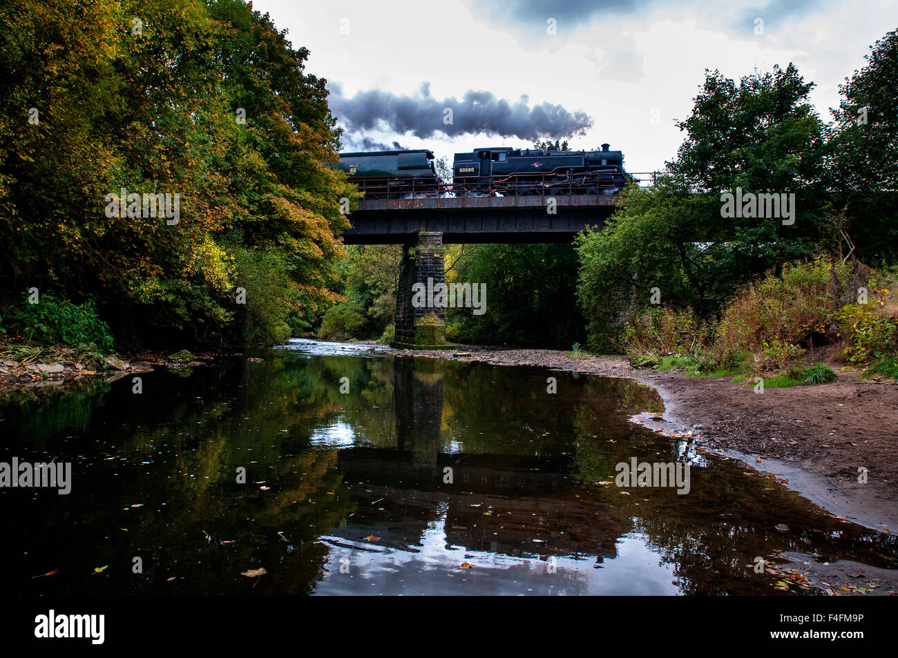 East Lancashire, fer vapeur Automne Gala. Photo par Paul Heyes, samedi 17 octobre 2015. Banque D'Images