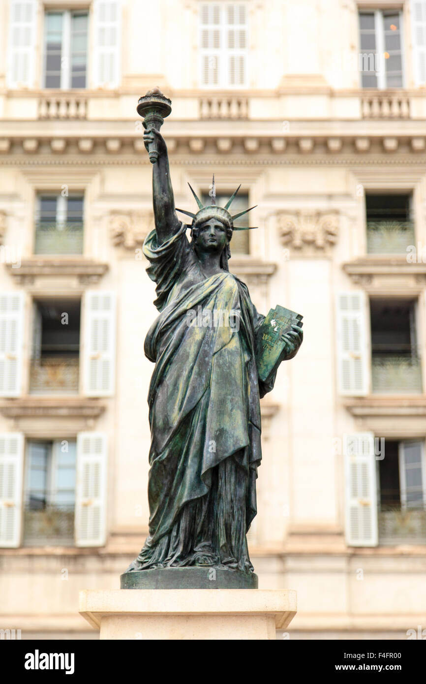 Statue de la liberté, Nice France Europe Banque D'Images