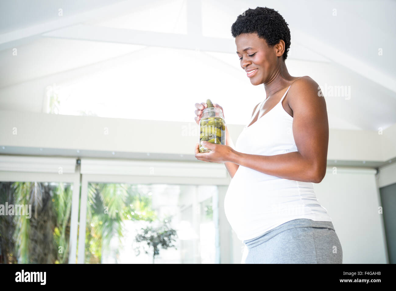 Alimentation femme enceinte Banque de photographies et d’images à haute