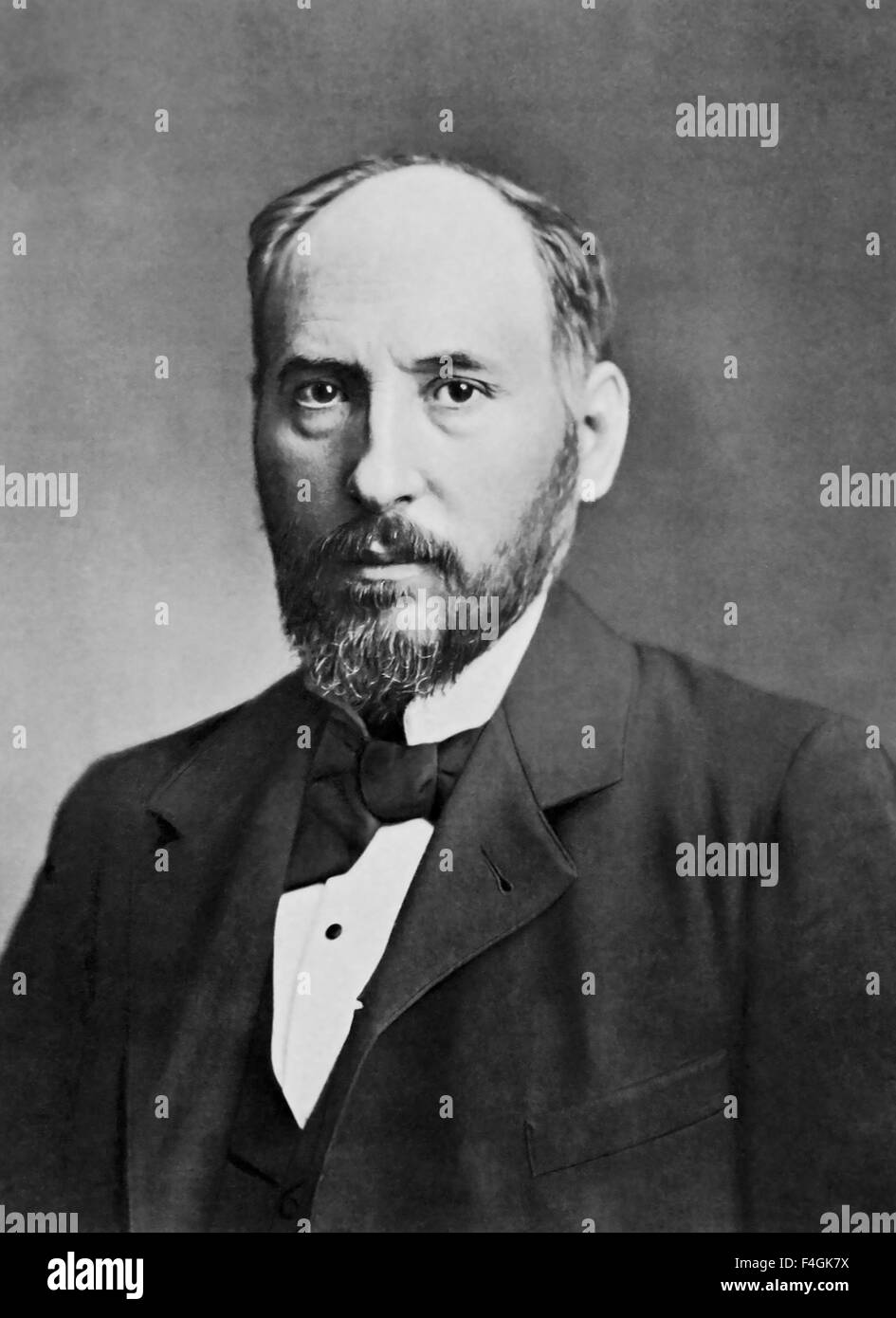 SANTIAGO Ramon y Cajal (1852-1934) pathologiste espagnol qui s'est spécialisé dans les études sur le cerveau Banque D'Images