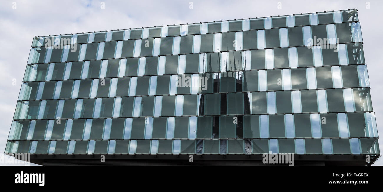 La réflexion de Paddy's wigwam. Banque D'Images