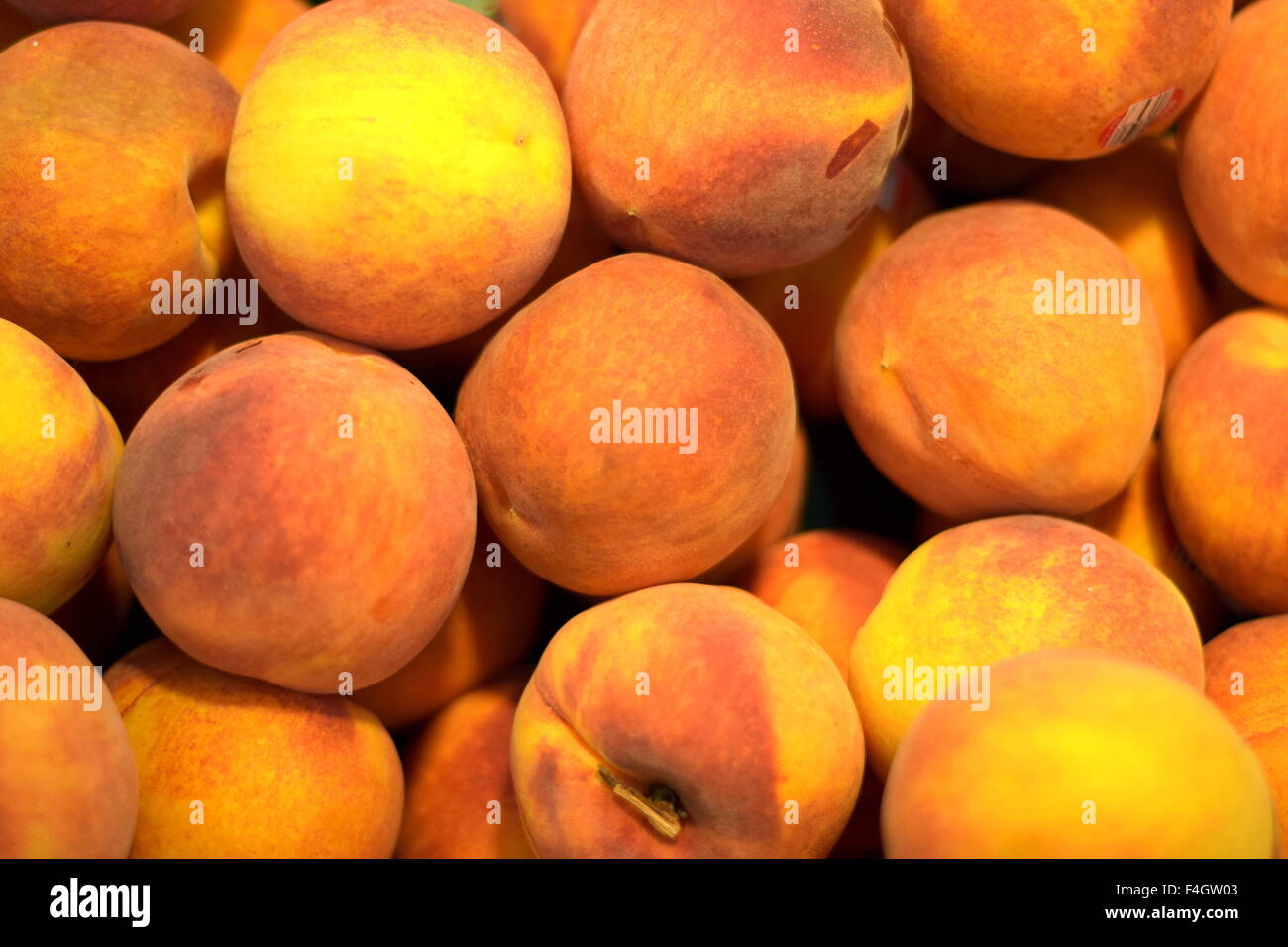 Fresh Peach pour la vente ; Banque D'Images
