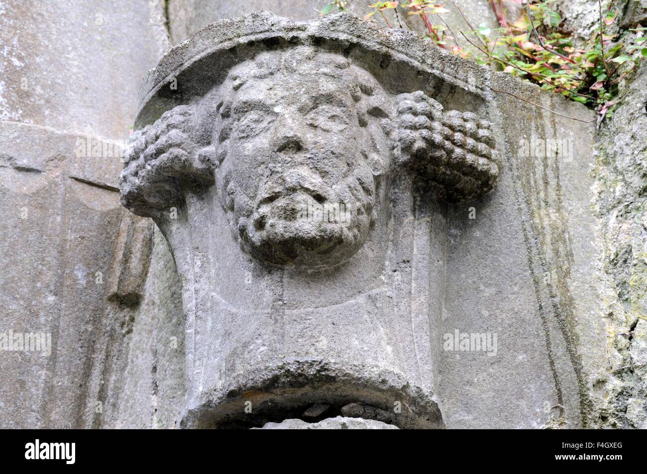 Pierres de l'abbaye de Corcomroe capital Le Burren comté de Clare Irlande Banque D'Images