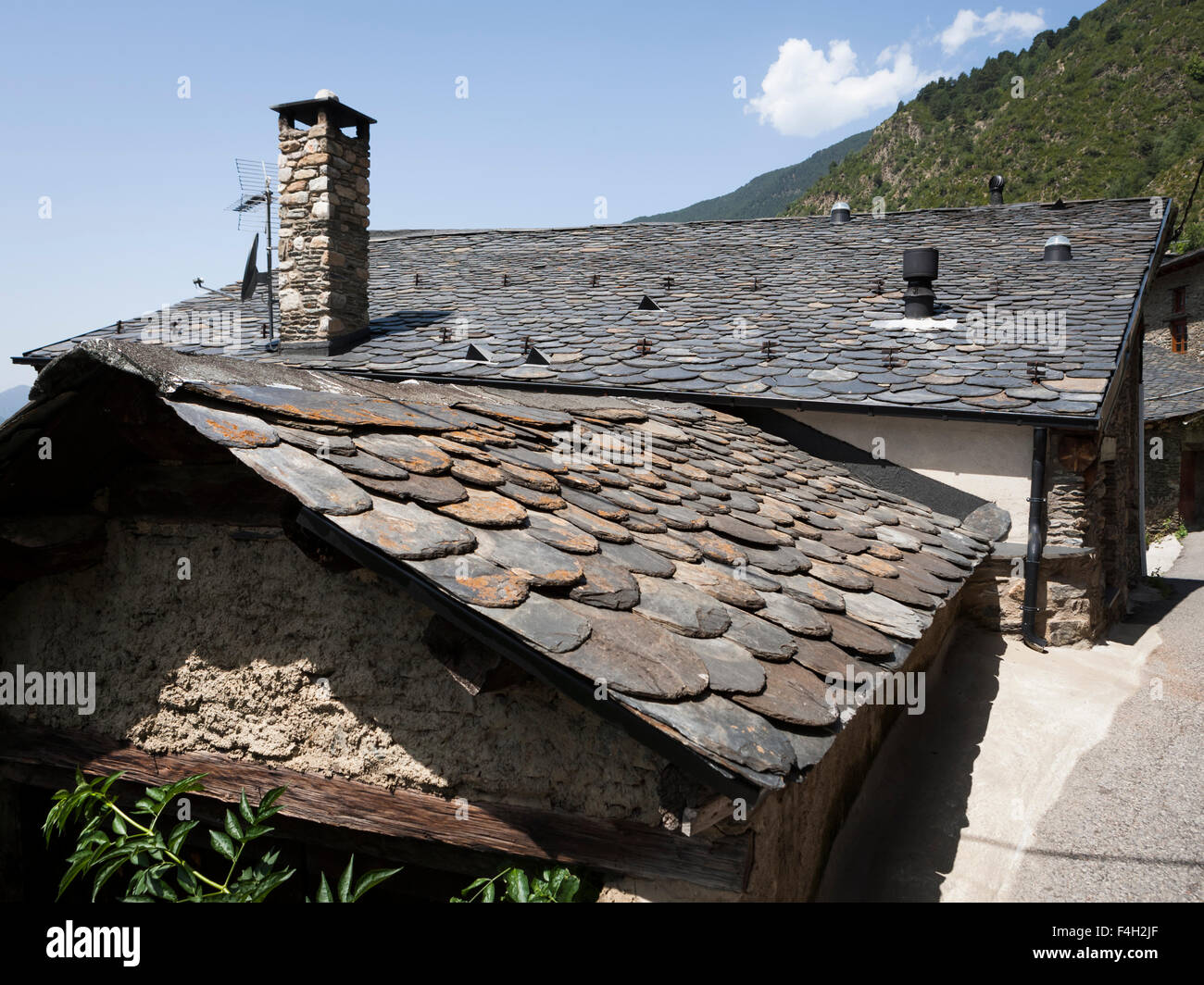 Tuiles en pierre Banque D'Images