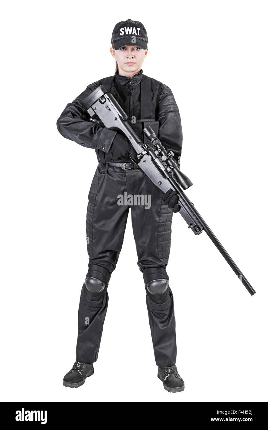 Agent de police féminin Banque D'Images