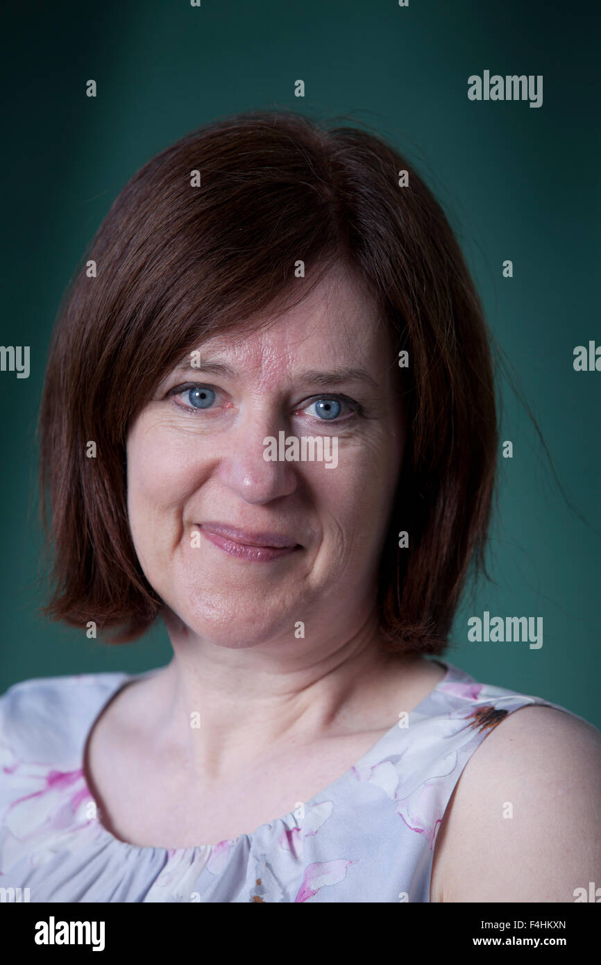 Sophie McKenzie, l'auteur britannique, à l'Edinburgh International Book Festival 2015. Edimbourg, Ecosse. 27 Août Banque D'Images