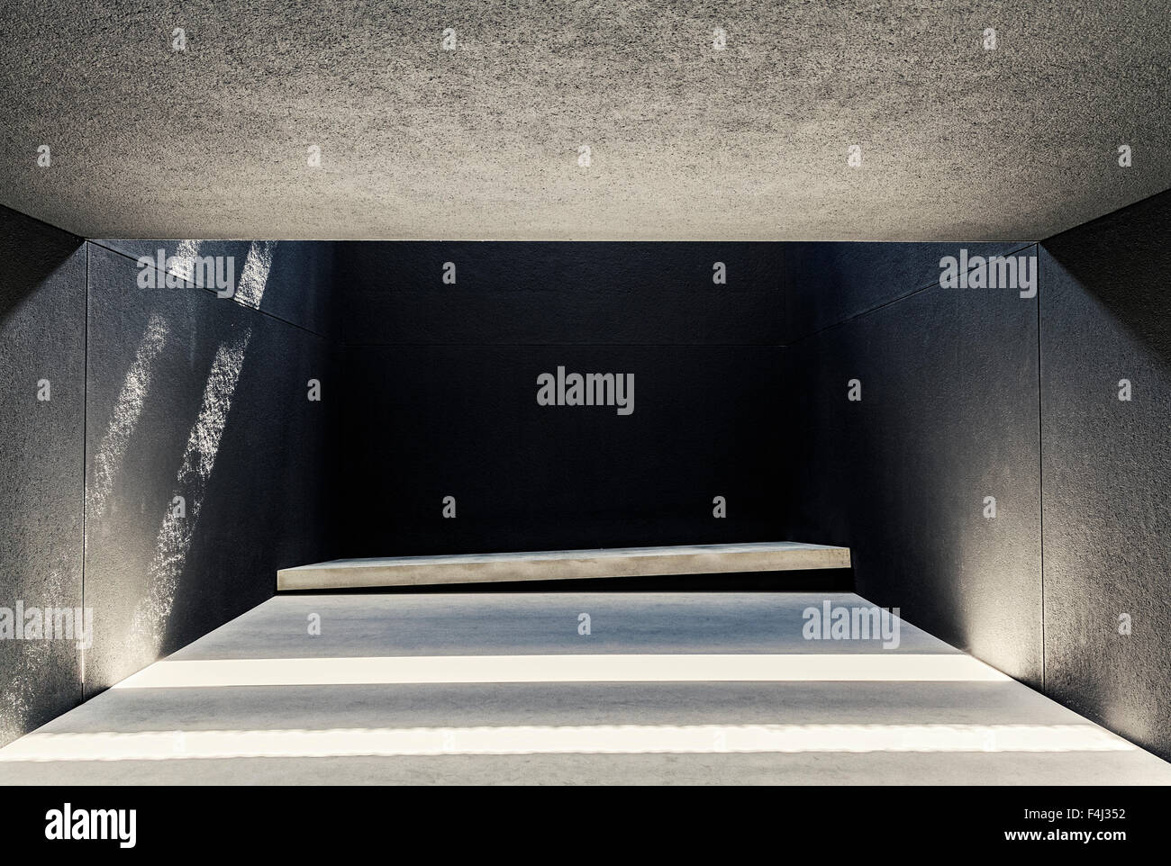 Le mémorial "chambre du silence' à Berlin est un monument moderne construit pour les défunts soldats allemands en Afghanistan. Banque D'Images