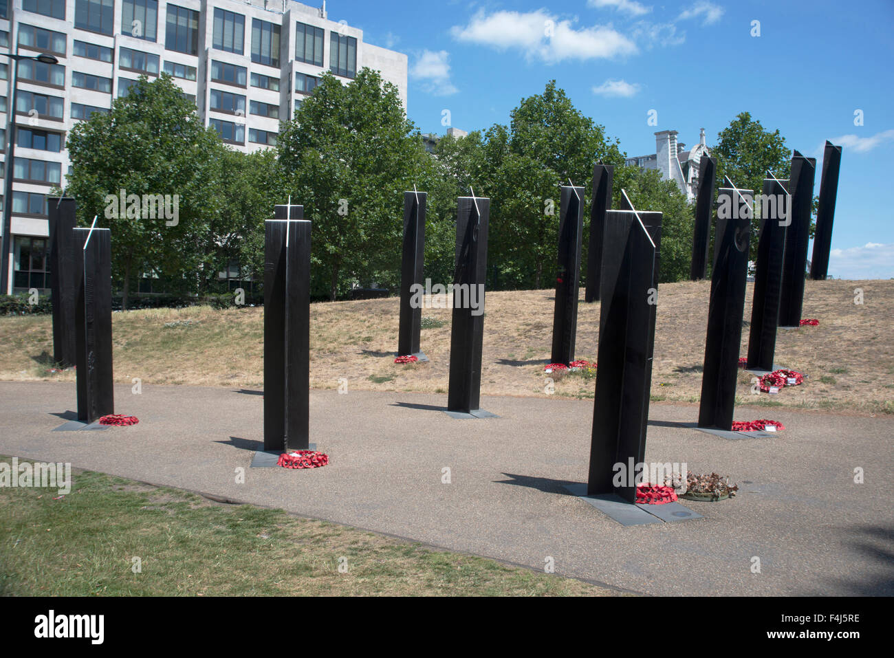 La Nouvelle Zélande War Memorial, Hyde Park Corner, London, Angleterre, Royaume-Uni, Europe Banque D'Images
