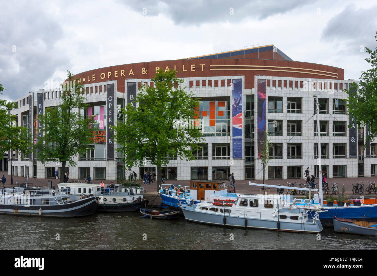 Opéra national et lieu de ballet, Amsterdam, Pays-Bas, Europe Banque D'Images