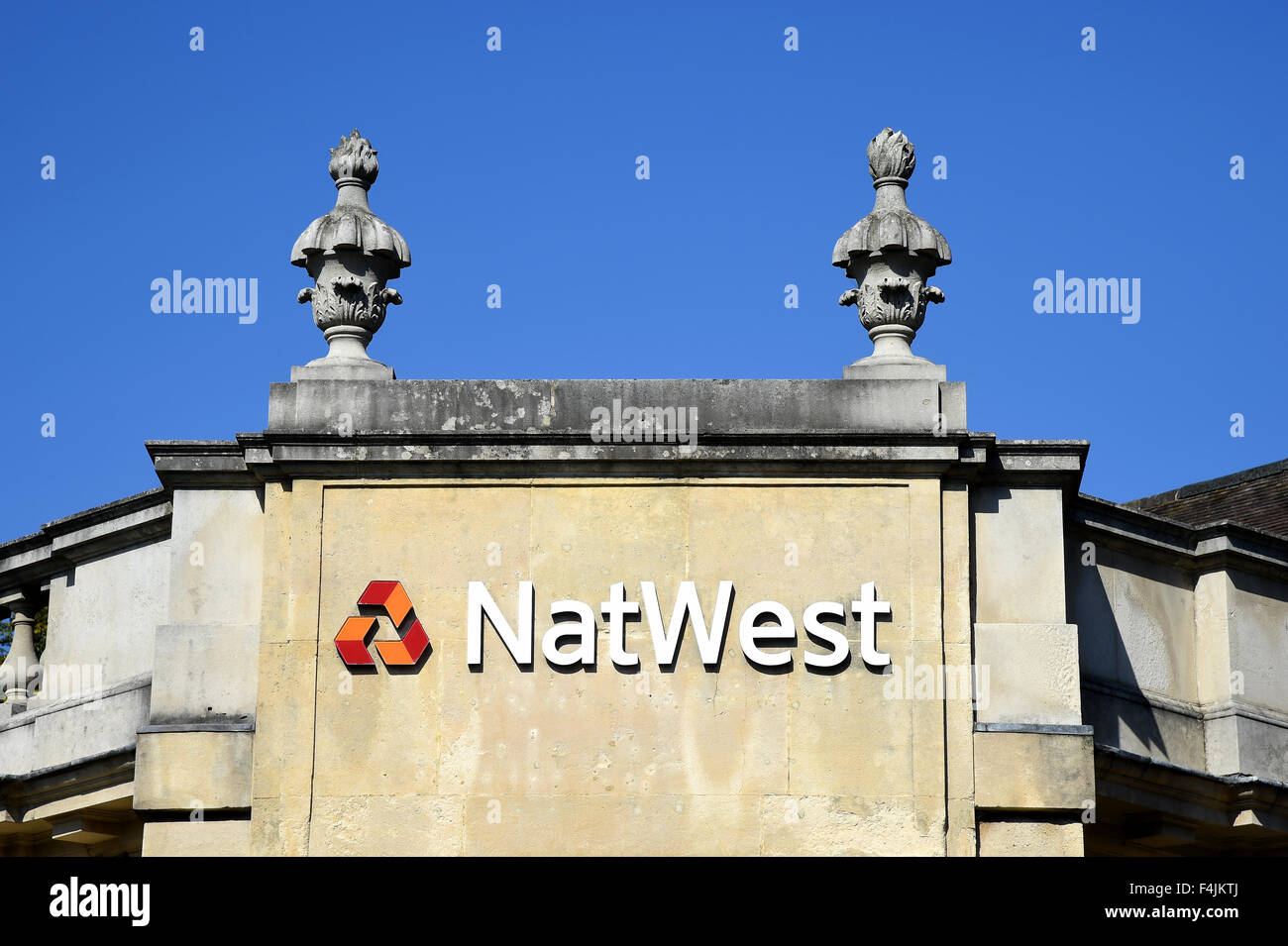 La banque NatWest signe, UK Banque D'Images