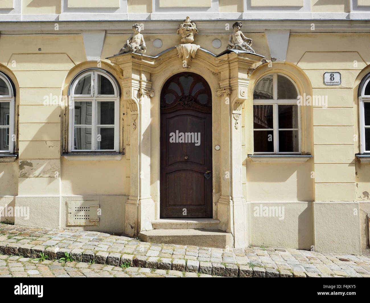 La porte utilisé dans le film 1949 le troisième homme, Vienne, Autriche Banque D'Images