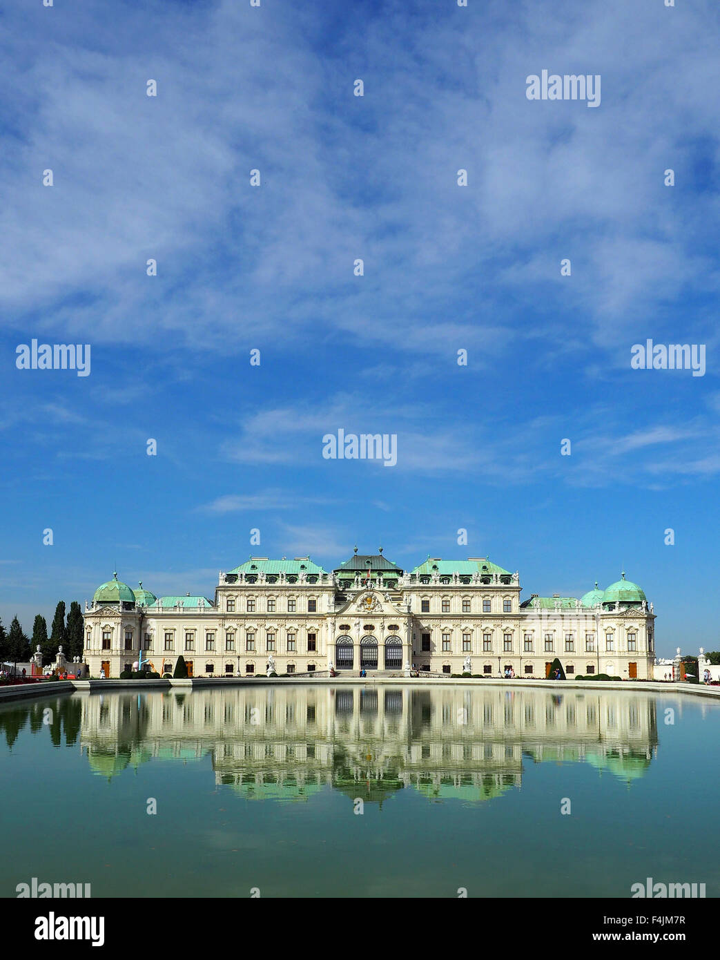 Le Palais du Belvédère et museum, Vienne, Autriche. Banque D'Images