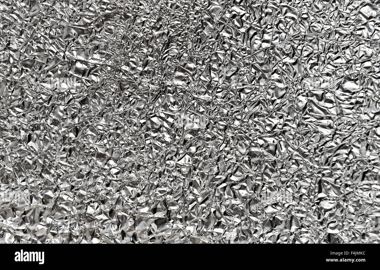 Aluminium froissé ou texture background Banque D'Images