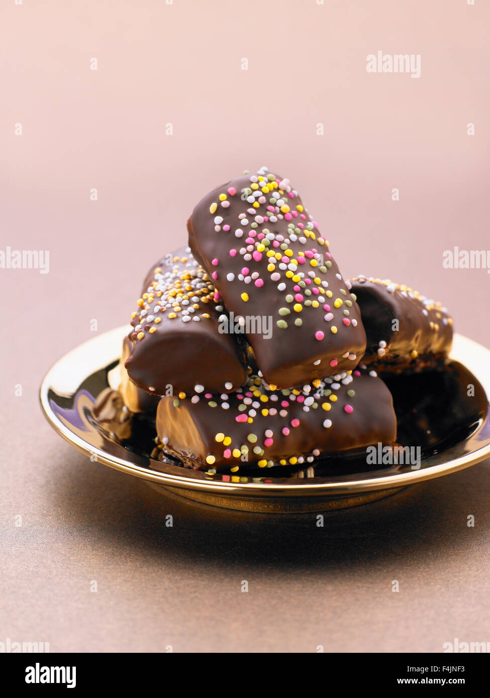 Tas de bonbons au chocolat Banque D'Images