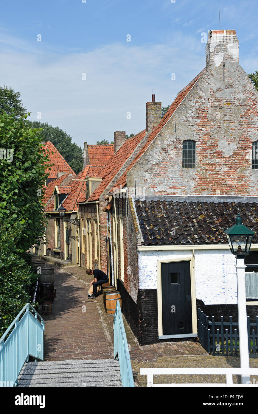 Musée Zuiderzee, Enkhuizen, préserver le patrimoine culturel - l'histoire maritime de l'ancienne région de Zuiderzee. Ijsselmeer, pays-Bas Hollande, Banque D'Images