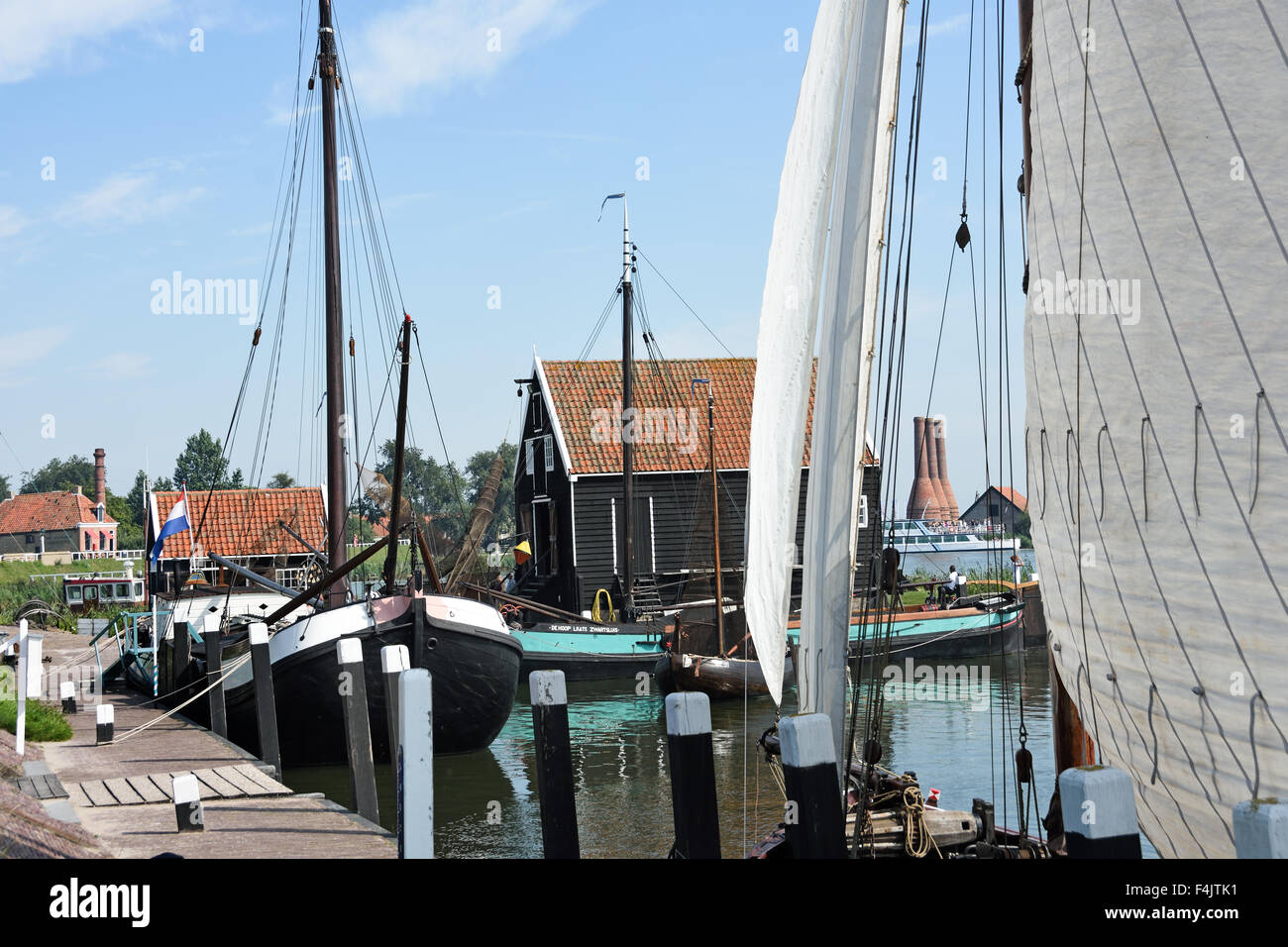 Musée Zuiderzee, Enkhuizen, préserver le patrimoine culturel - l'histoire maritime de l'ancienne région de Zuiderzee. Ijsselmeer, pays-Bas Hollande, Banque D'Images