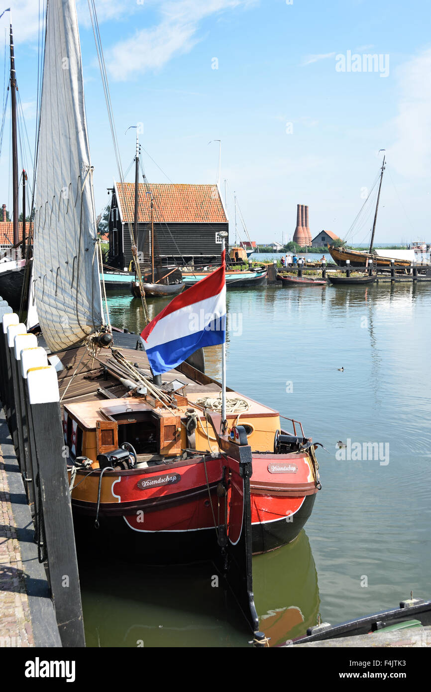 Musée Zuiderzee, Enkhuizen, préserver le patrimoine culturel - l'histoire maritime de l'ancienne région de Zuiderzee. Ijsselmeer, pays-Bas Hollande, Banque D'Images