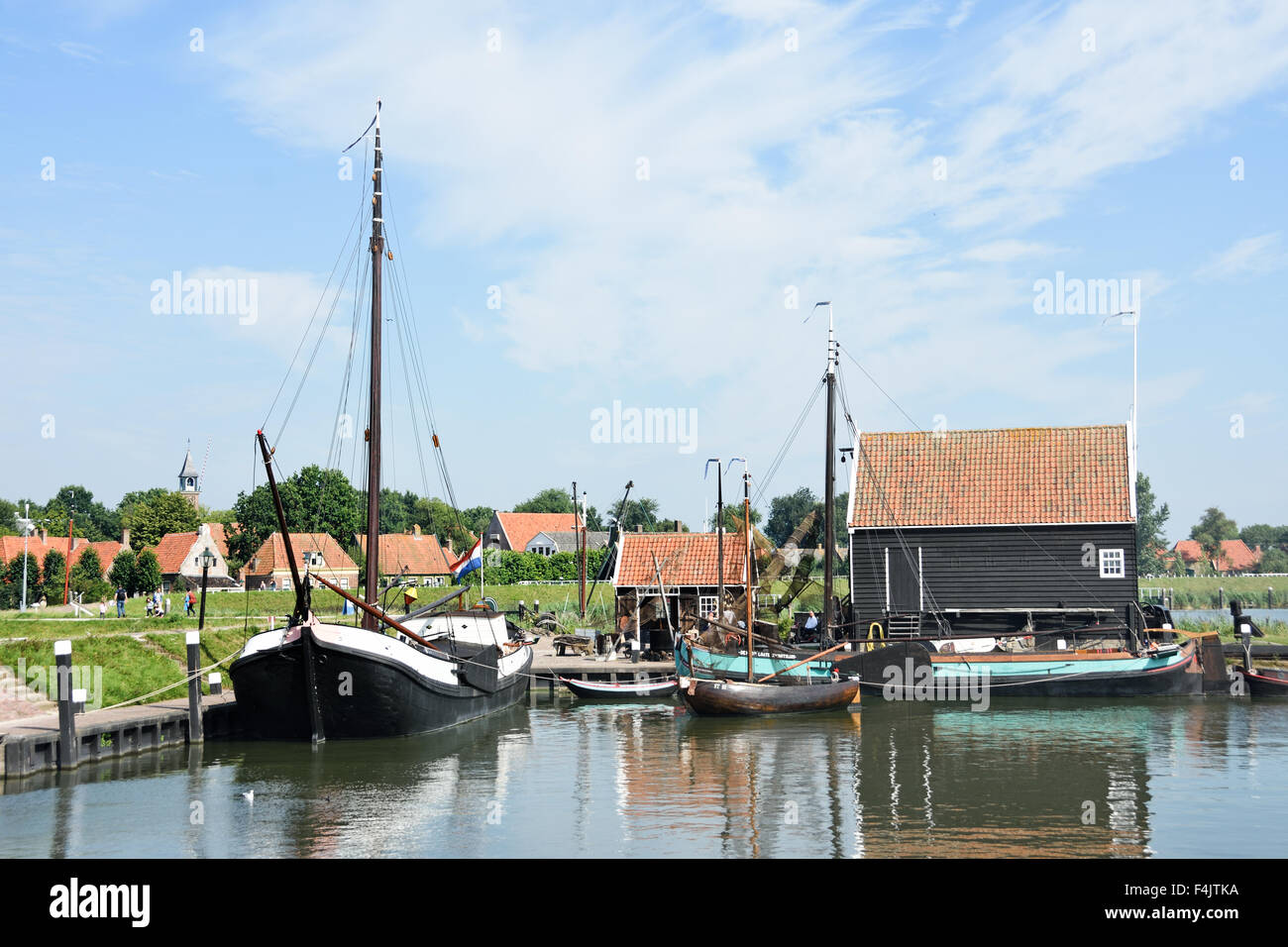 Musée Zuiderzee, Enkhuizen, préserver le patrimoine culturel - l'histoire maritime de l'ancienne région de Zuiderzee. Ijsselmeer, pays-Bas Hollande, Banque D'Images