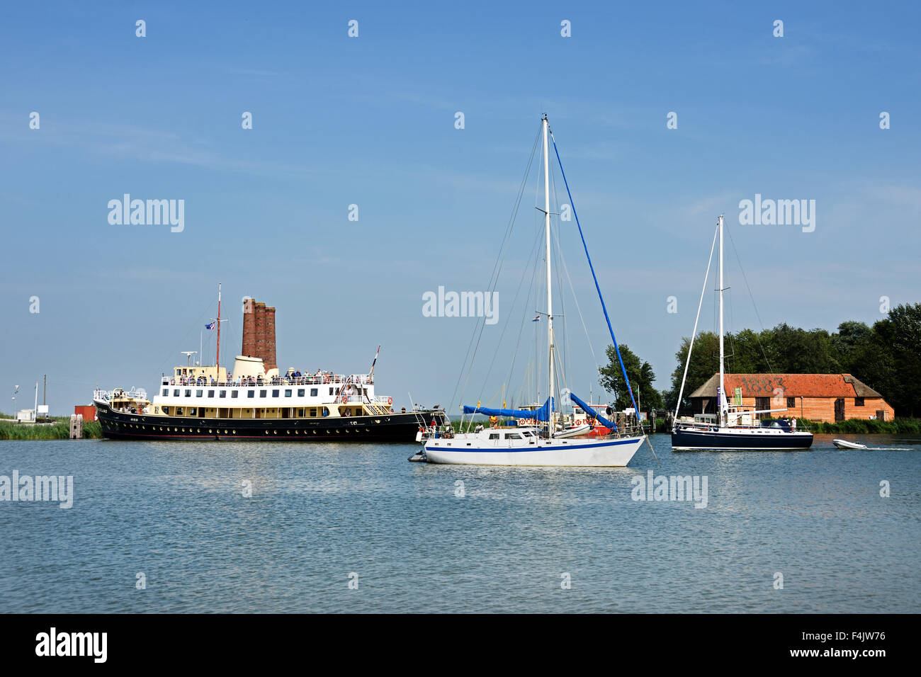 Musée Zuiderzee, Enkhuizen, préserver le patrimoine culturel - l'histoire maritime de l'ancienne région de Zuiderzee. Ijsselmeer, pays-Bas Hollande, Banque D'Images