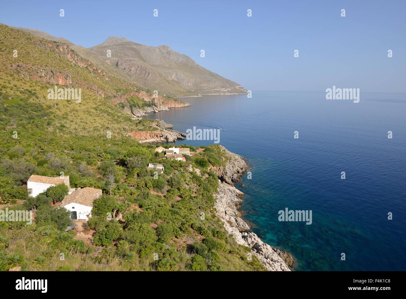 Zingaro, San Vito lo Capo, province de Trapani, Sicile, Italie Banque D'Images