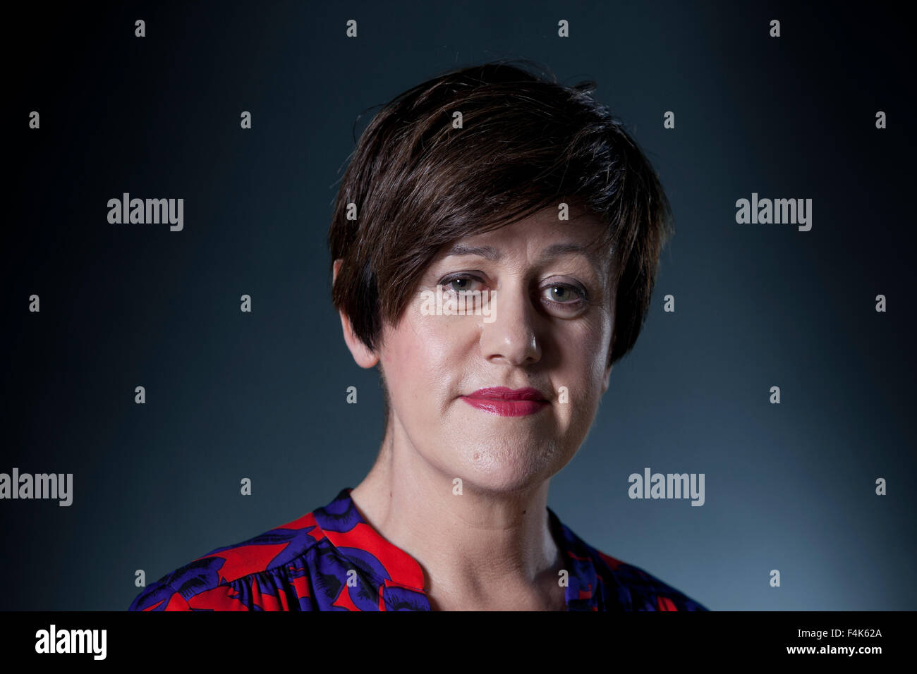 Tracey Thorn, la chanteuse, auteur-compositeur et écrivain, à l'Edinburgh International Book Festival 2015. Banque D'Images