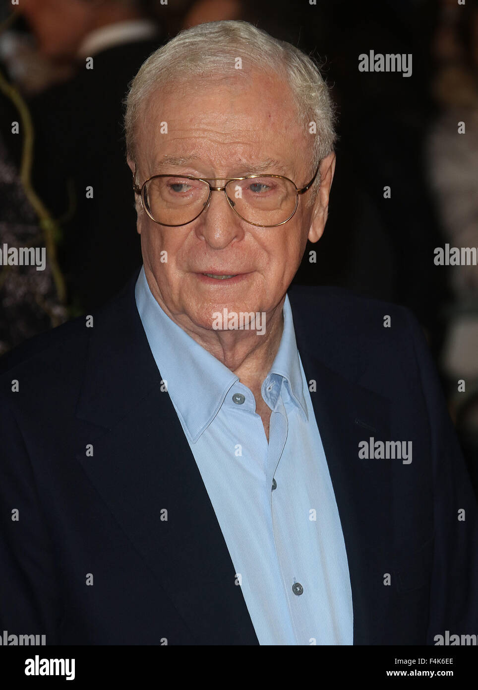 Londres, Royaume-Uni. 19 octobre, 2015. Michael Caine assister à 'The Last Witch Hunter' première Européenne à l'Empire, de Leicester Square à Londres, au Royaume-Uni. Credit : Stills Press/Alamy Live News Banque D'Images