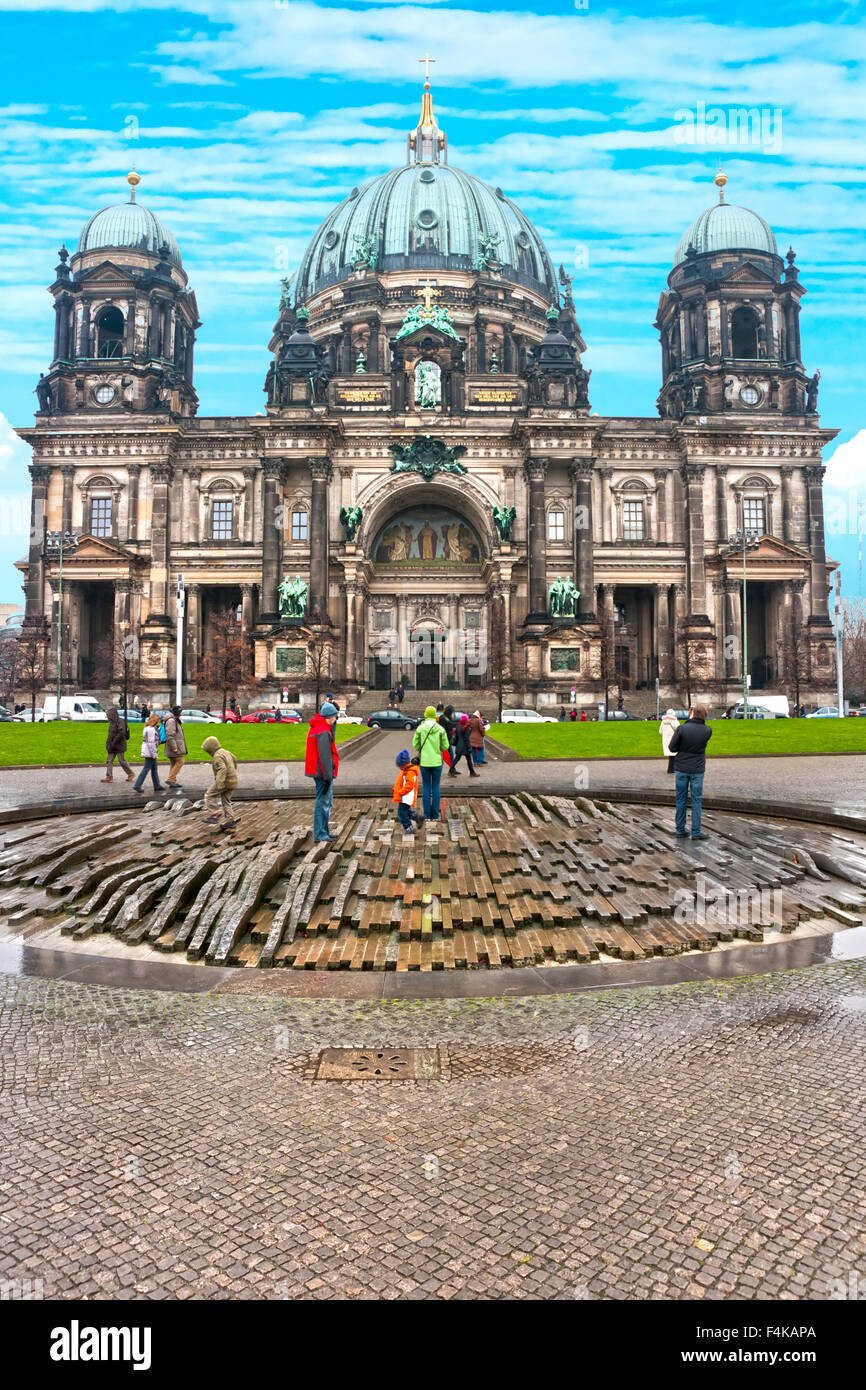 La cathédrale de Berlin, Berlin, Allemagne. Banque D'Images