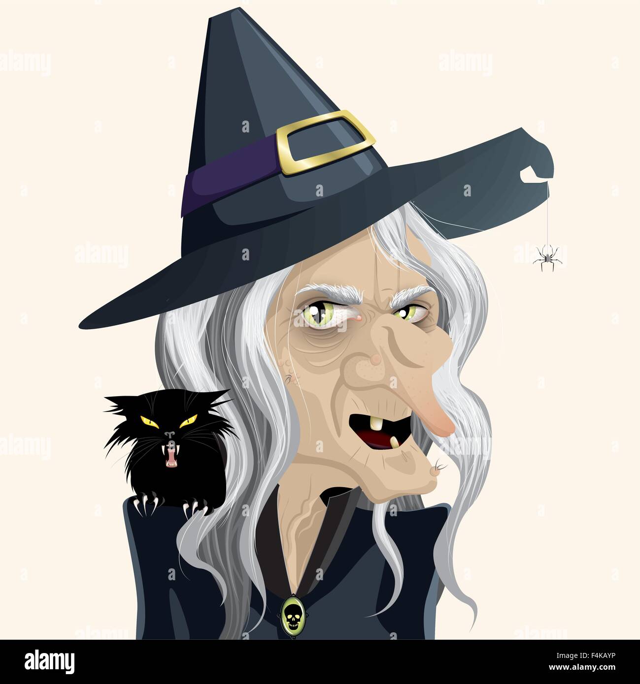 Sorciere Laide Image Vectorielle Stock Alamy