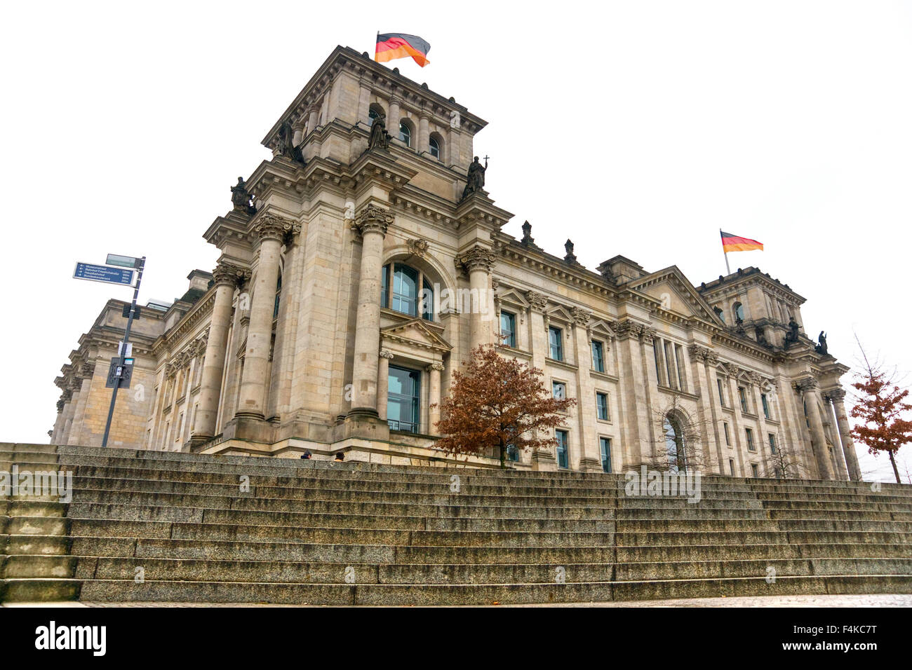 Le Reichstag, Berlin, Allemagne. Banque D'Images