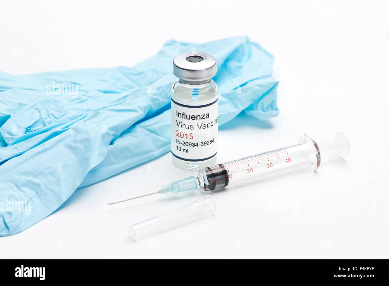 2015 Vaccin contre la grippe La grippe Banque D'Images