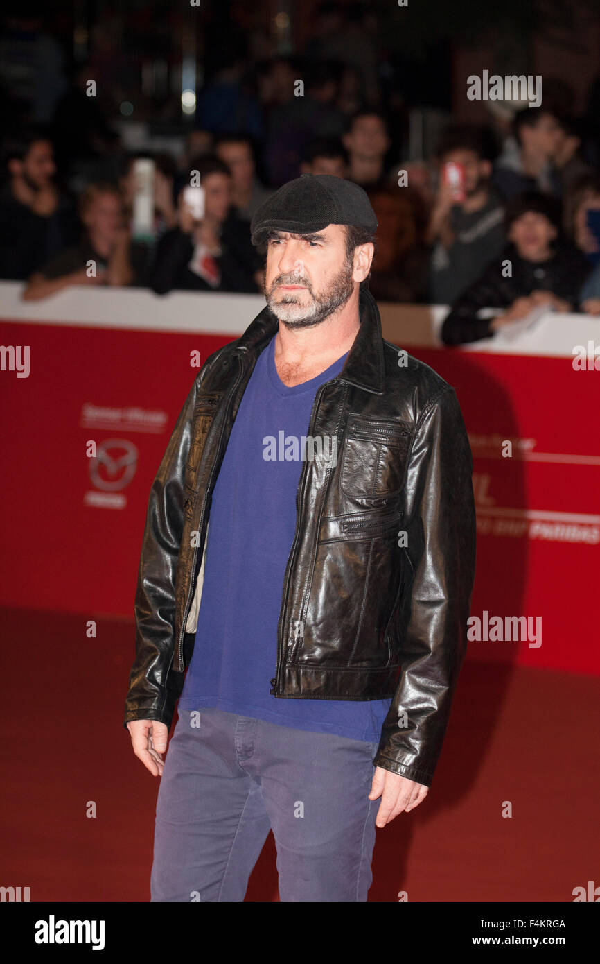 Rome, Italie. 19 Oct, 2015. Eric Cantona sur tapis rouge pour "rois" à la 10ème Festival du Film de Rome. Banque D'Images