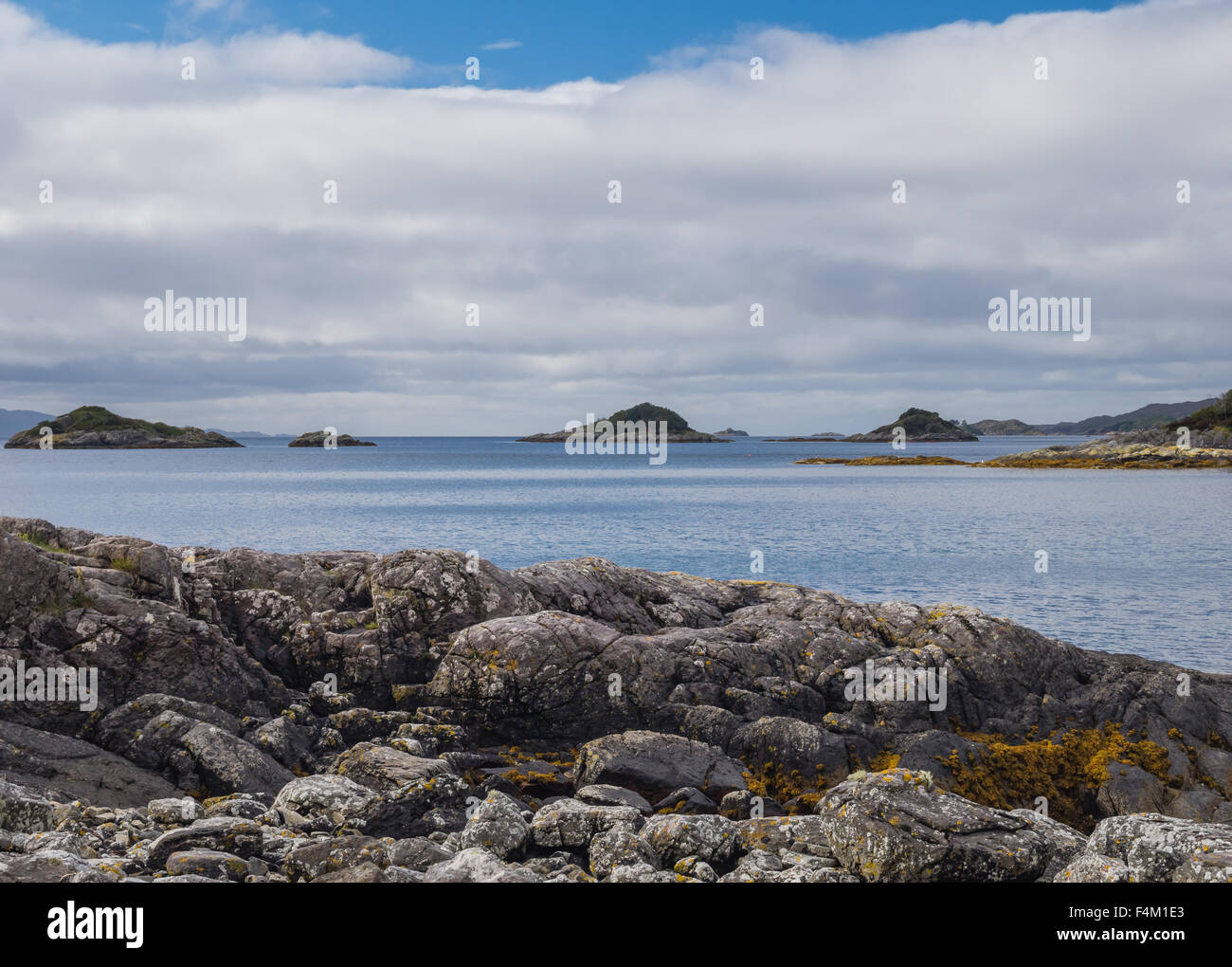 Seascape dans le West Highland de Scotlands Banque D'Images