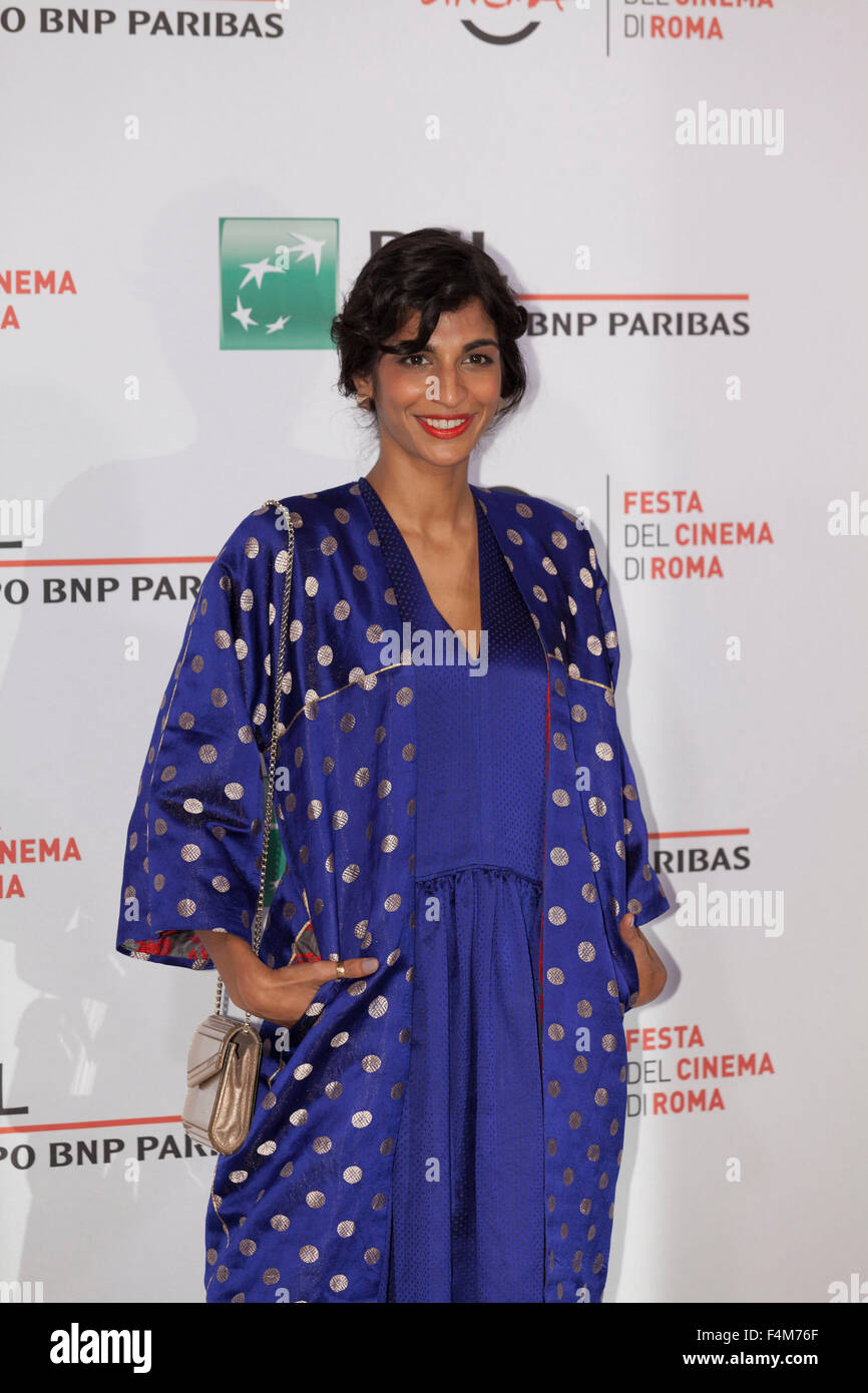 L'actrice indienne et le modèle Anushka Manchanda assiste à un photocall pour le film indien en colère déesses au 10e festival du film de Rome, Banque D'Images