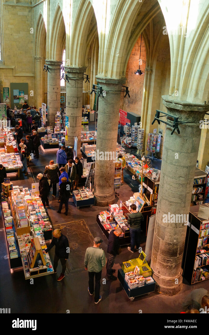 Librairie Dominicanen basé dans l'ancienne église dominicaine, Maastricht, Limbourg, Pays-Bas. Banque D'Images