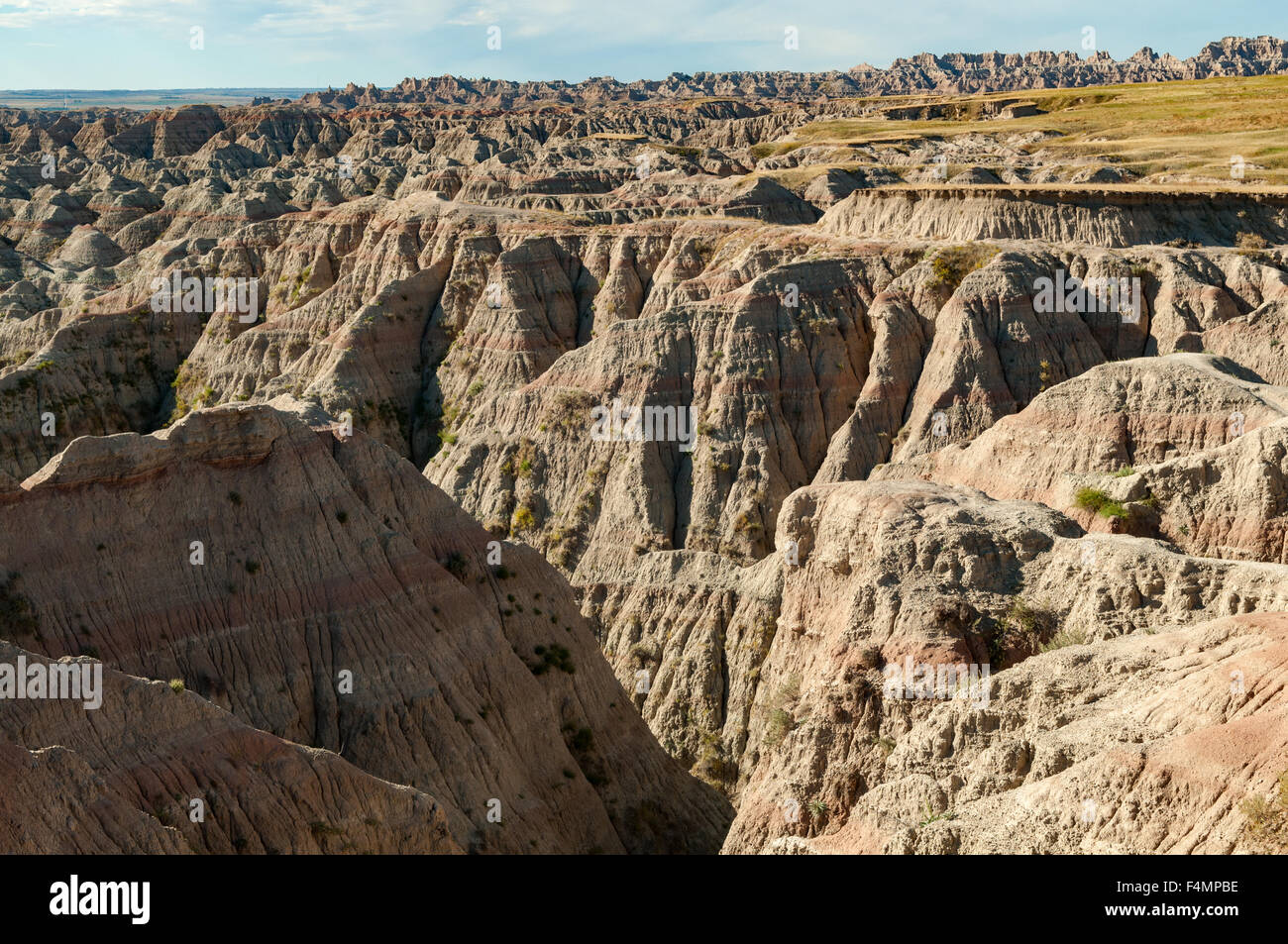 Badlands NP, South Dakota, USA Banque D'Images