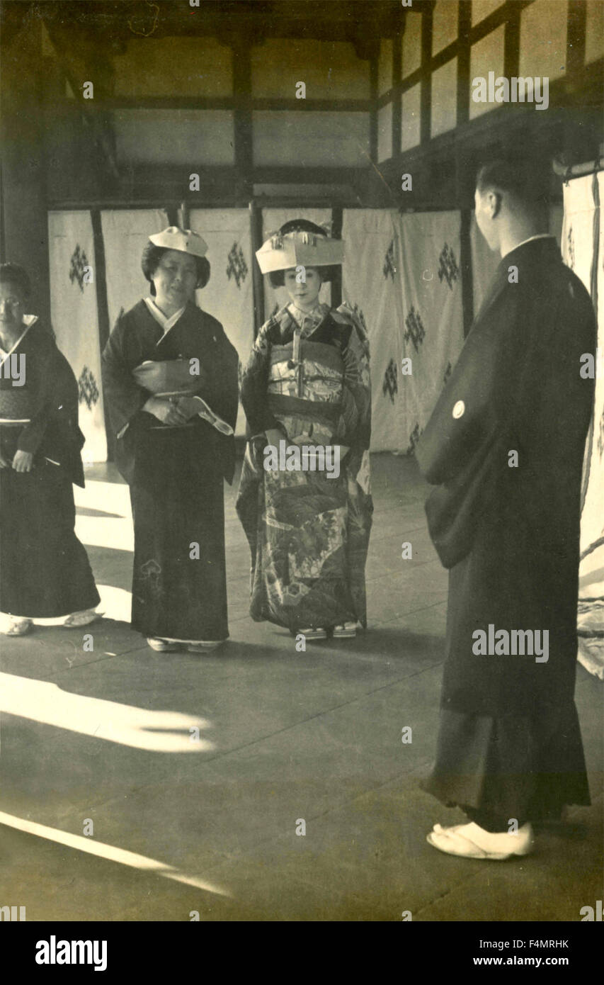 Mariage japonais Banque D'Images