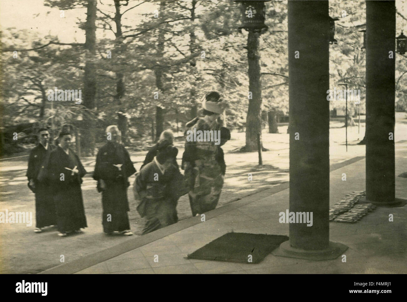 Cérémonie de mariage japonais Banque D'Images