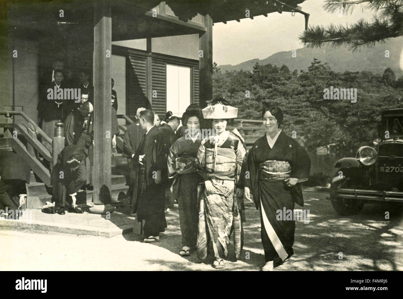 Cérémonie de mariage japonais Banque D'Images