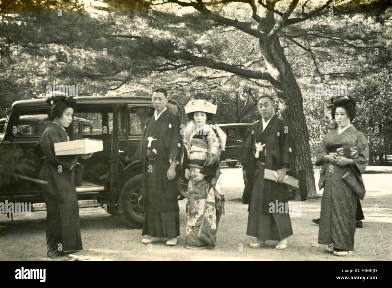Cérémonie de mariage japonais Banque D'Images