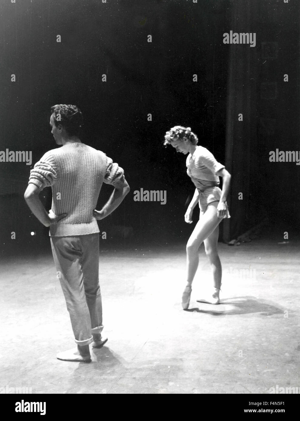 Moira Shearer, actrice et danseuse, Royal Festival Hall, London, UK Banque D'Images
