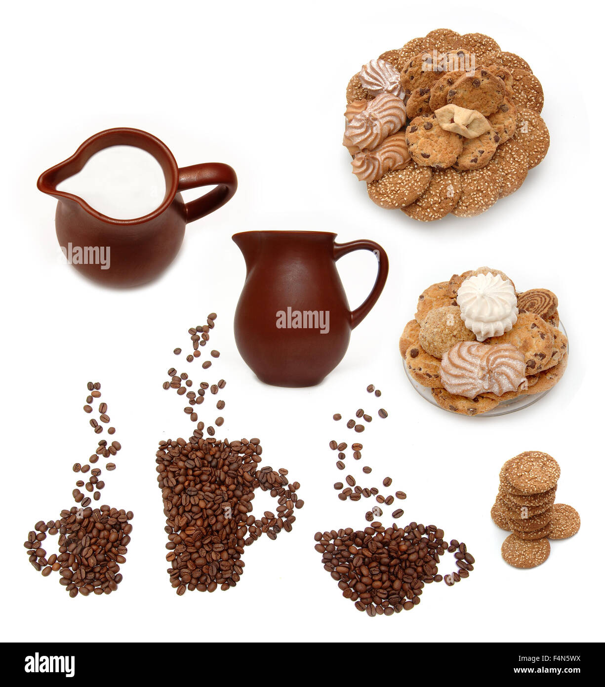 La culture mondiale, du pain et du blé, de l'alimentation humaine,le jus d'ananas, jus de tomate, de l'alimentation, de l'alimentation vert, Gâteau au chocolat,Coffee Bean Banque D'Images