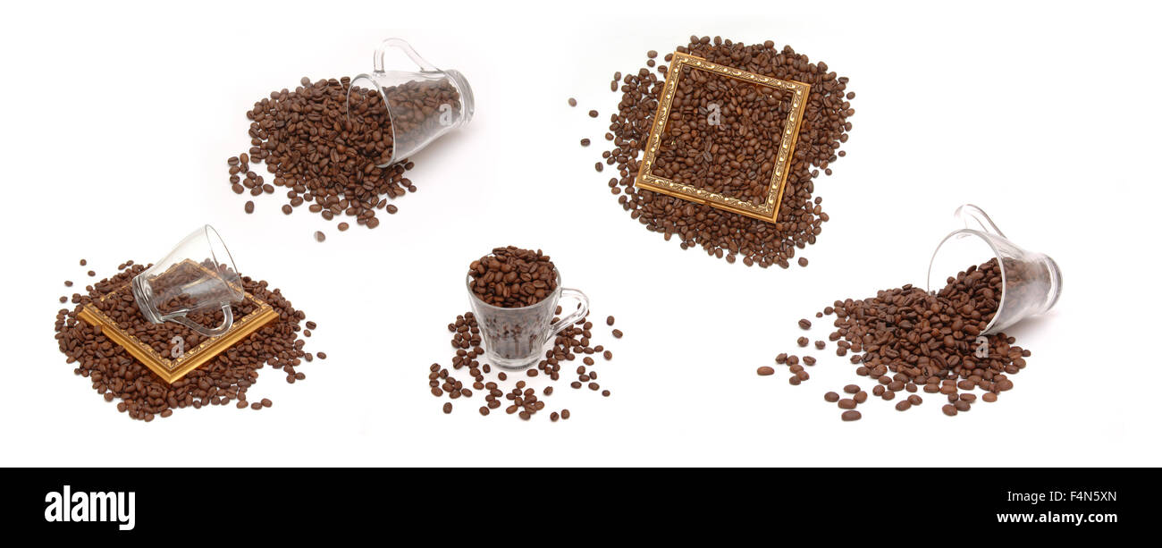 Régime salade, menthe verte,Concept thé, épices, fruits secs et noix, tasse de café à la cannelle , tasse de thé Banque D'Images