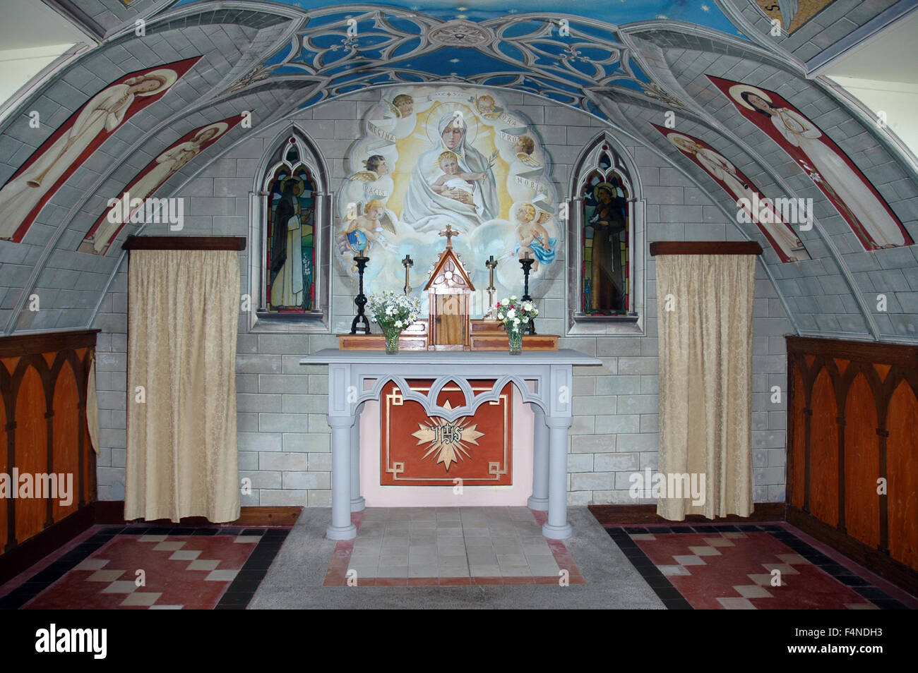 Chapelle italienne, Orkney Banque D'Images